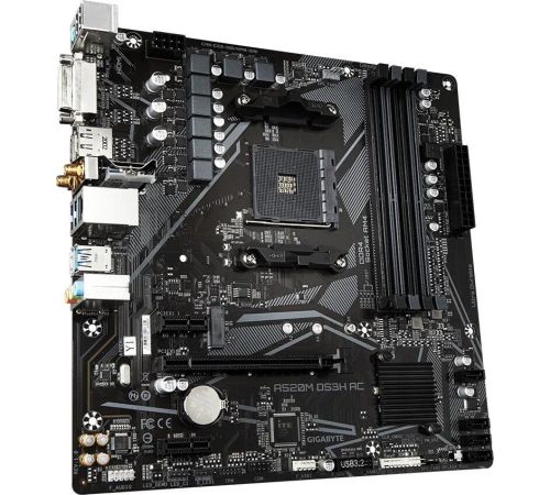 Материнская плата Gigabyte A520M DS3H AC rev. 1.4