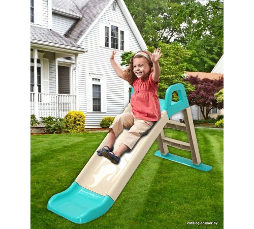 Горка Doloni-Toys 0140/13 бежевый/голубой