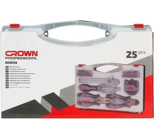 Набор домашнего мастера Crown CPHTS-IXA25 25 предметов