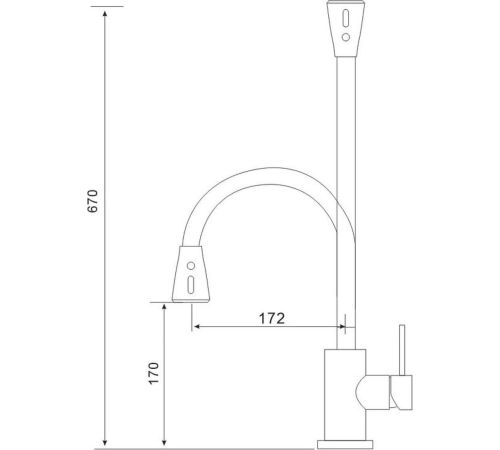 Смеситель Gross Aqua Neosteel 3241609SSG