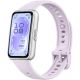 Фитнес-браслет Huawei Band 11 серебристый полимерный корпус, с сиреневым силиконовым ремешком, международная версия