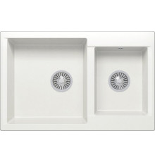 Кухонная мойка Polygran Brig-772 белый хлопок 36