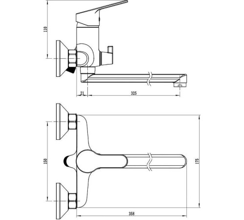 Смеситель Voda Tide TD31