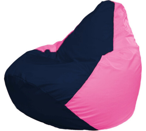 Кресло-мешок Flagman Груша Макси Г2.1-44 розовый/синий темный