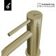 Комплект смесителей Oliveeka OL-669017+88139017-BG золотой матовый