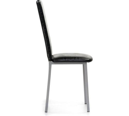 Стул Woodville Bozanak черный крокодил/светлый мусс