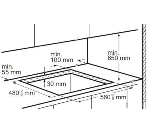 Варочная панель HOMSair HGE643GWH