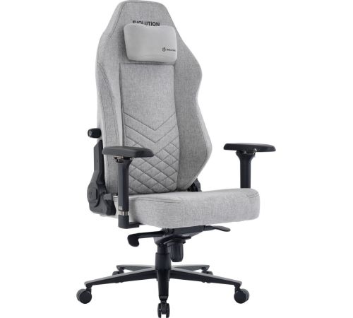 Игровое геймерское кресло Evolution TITAN Fabric серый