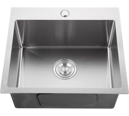 Кухонная мойка GranFest Metal нержавеющая сталь AISI 304 GF-5050 с сифоном