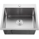 Кухонная мойка GranFest Metal нержавеющая сталь AISI 304 GF-5050 с сифоном