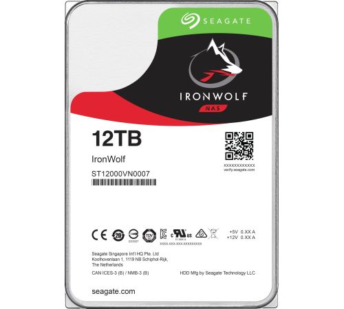 Жесткий диск Seagate Ironwolf 12TB ST12000VN0007