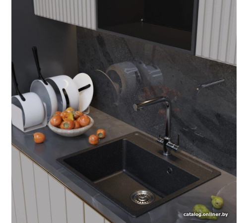 Кухонная мойка Mixline ML-GM15 551914 черный