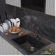Кухонная мойка Mixline ML-GM15 551914 черный