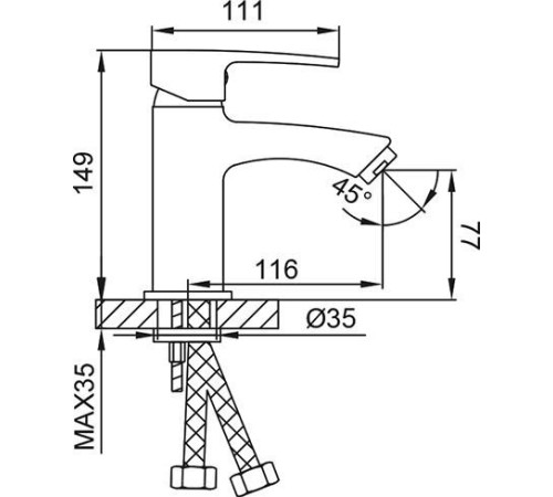 Смеситель Frud R10151