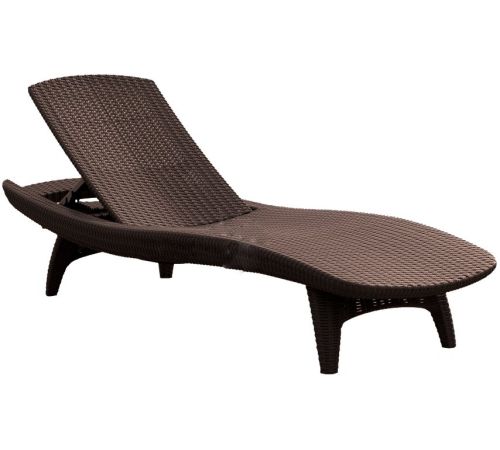 Шезлонг Keter Pacific Sun коричневый