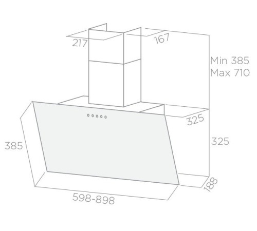 Кухонная вытяжка Elica Shire WH/A/60 [PRF0119823]