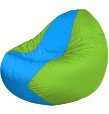 Кресло-мешок Flagman Classic К2.1-175 салатовый/голубый