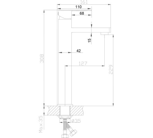 Смеситель Ekko E11803-7