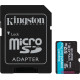 Карта памяти Kingston Canvas Go! microSDXC 512GB SDCG4/512GB с адаптером