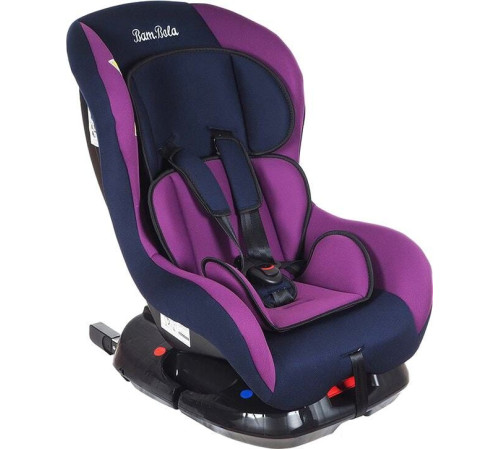 Детское автокресло BamBola Bambino Isofix фиолетовый/синий