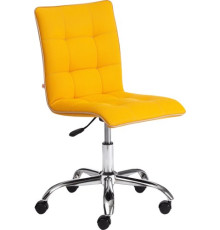 Офисное кресло TetChair Zero ткань/кож/зам, желтый/бежевый