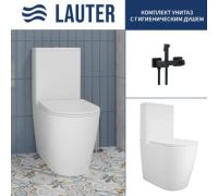 Унитаз напольный Lauter Vortex 2110022VF + гигиенический душ Glow 21LT0222BM