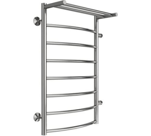 Полотенцесушитель TERMINUS Классик П8 500x800 с полкой боковое подключение 50, хром