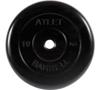 Диск MB Barbell Атлет 26 мм 1x10 кг