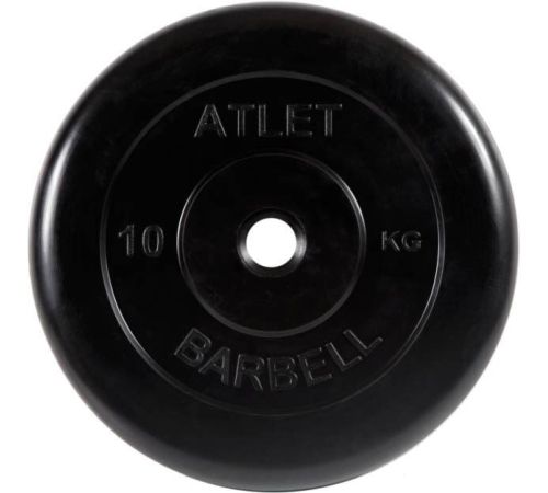 Диск MB Barbell Атлет 26 мм 1x10 кг