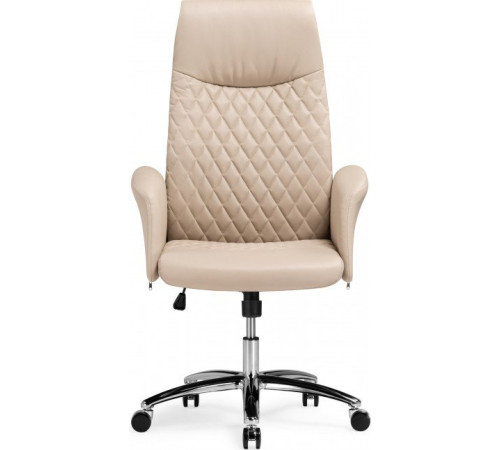 Офисное кресло Woodville Avrora бежевый/коричневый