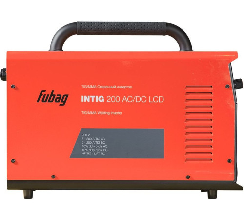 Сварочный инвертор Fubag INTIG 200 AC/DC Pulse LCD 31592.1