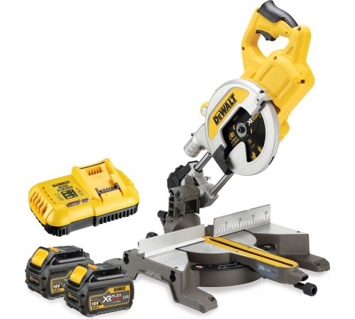 Торцовочная пила DeWalt DCS777T2 с 2-мя АКБ