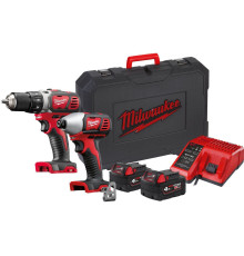 Milwaukee M18 BPP2D-402C 4933447126 шуруповерт, винтоверт, 2 АКБ, кейс