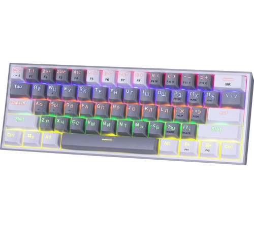 Клавиатура Redragon Fizz Redragon Melt-Gold, серый/белый