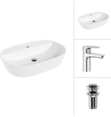 Умывальник Lauter 21460-60 + Awe 21CK128C с донным клапаном 21190CH хром
