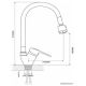 Смеситель Ekko E4105+E66