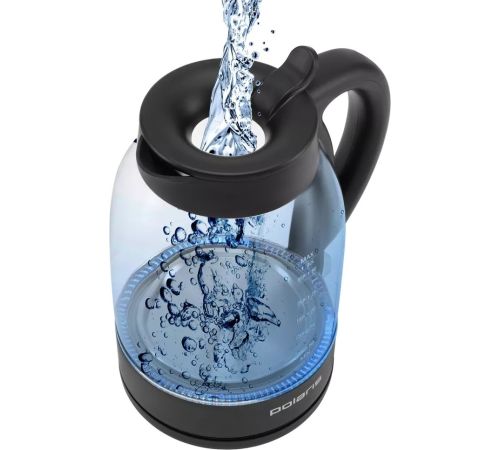 Электрический чайник Polaris PWK 1797CGL Water Way Pro черный