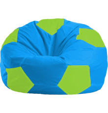 Кресло-мешок Flagman Мяч Стандарт М1.1-276 голубой/салатовый