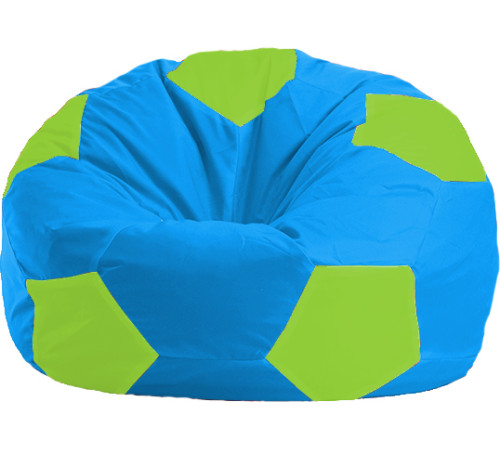 Кресло-мешок Flagman Мяч Стандарт М1.1-276 голубой/салатовый