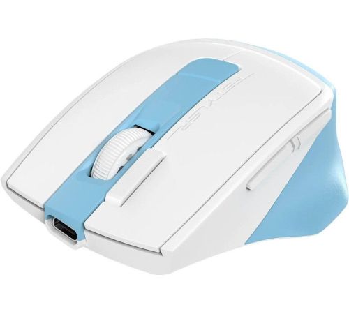 Мышь A4Tech Fstyler FG45CS Air2 белый/голубой