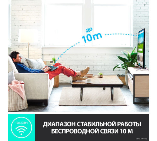 Клавиатура Logitech K400 Plus 920-007173 черный