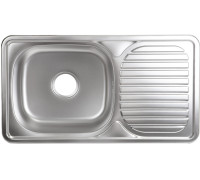 Кухонная мойка AKS Прямоугольная 76x42 декорированная