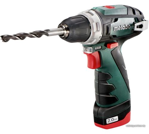 Дрель-шуруповерт Metabo PowerMaxx BS 600079550 с 2-мя АКБ и сумкой