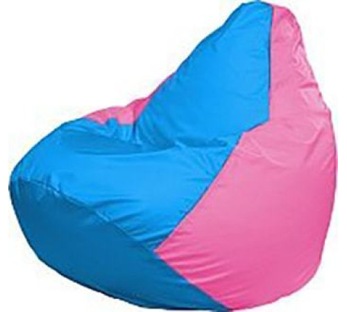 Кресло-мешок Flagman Груша Медиум Г1.1-277 голубой/розовый