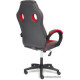 Игровое геймерское кресло TetChair Racer Gt кожзам/ткань, металлик/красный
