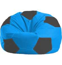 Кресло-мешок Flagman Мяч Стандарт М1.1-267 голубой/черный