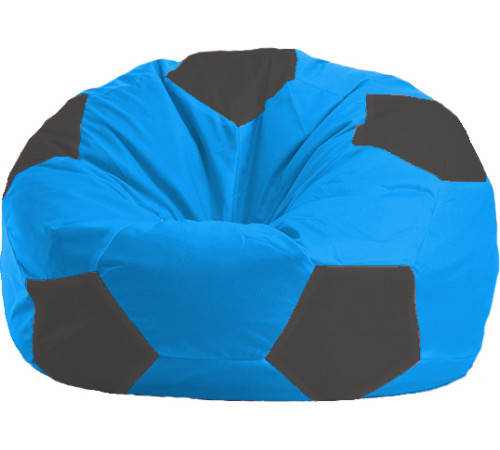 Кресло-мешок Flagman Мяч Стандарт М1.1-267 голубой/черный