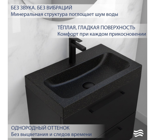 Умывальник Lauter Miletta 2161355GB Gold Black