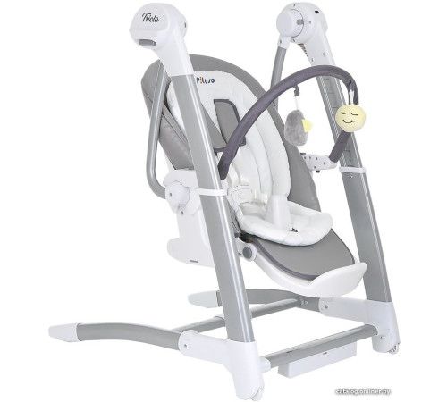 Высокий стульчик Pituso Triola темно-серый