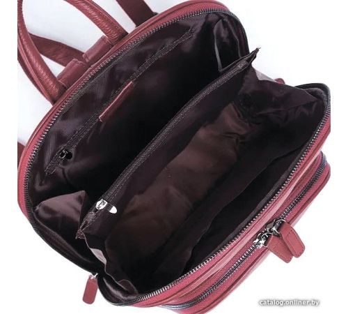 Городской рюкзак Poshete 827-254185-BRD бордовый